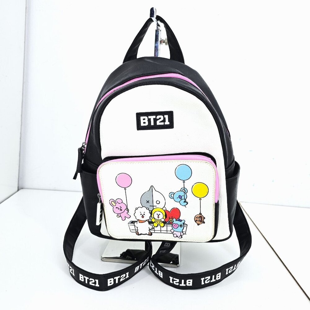 HOt Topic BT21 Balloon KPOP Army Faux Leather Mini Backpack